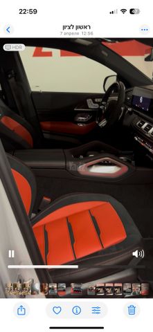 GLE Coupe Amg Coupe GLE 53 היברידי אוט׳ 3.0 (429 כ״ס)