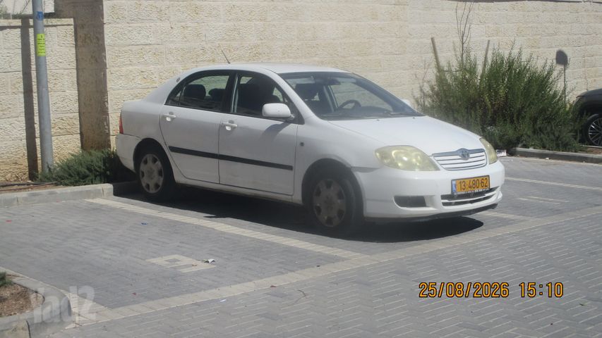 מודעת רכב טויוטה קורולה