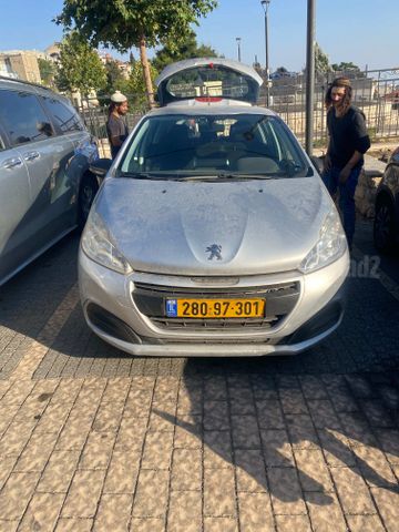 מודעת רכב פיג'ו 208