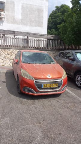 מודעת רכב פיג'ו 208