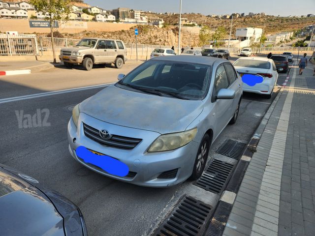 מודעת רכב טויוטה קורולה