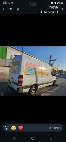 מודעת רכב מרצדס-בנץ ספרינטר