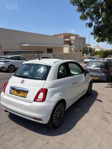 מודעת רכב פיאט 500