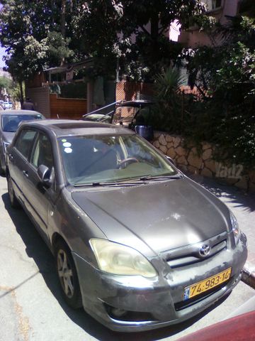 מודעת רכב טויוטה קורולה