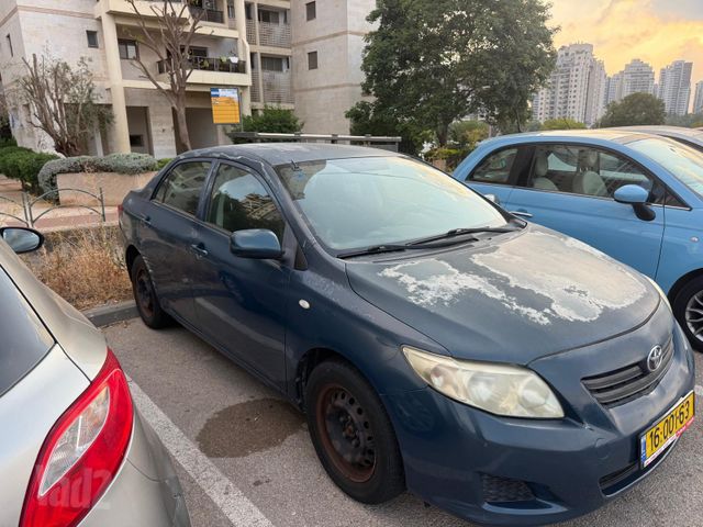 מודעת רכב טויוטה קורולה