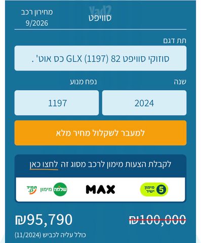 סוזוקי סוויפט