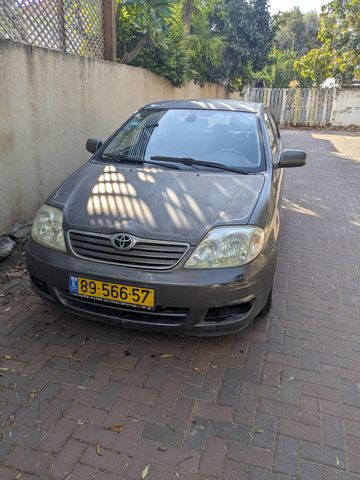 מודעת רכב טויוטה קורולה
