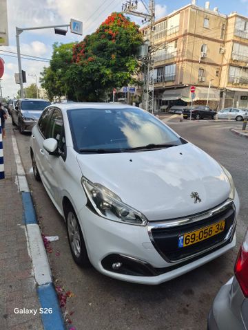 מודעת רכב פיג'ו 208