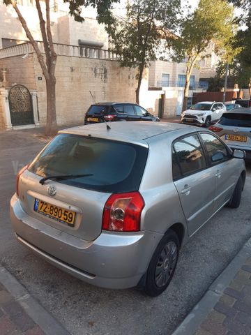 מודעת רכב טויוטה קורולה