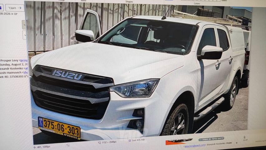 מודעת רכב איסוזו די-מקס