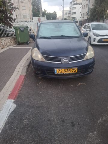 מודעת רכב ניסאן טידה