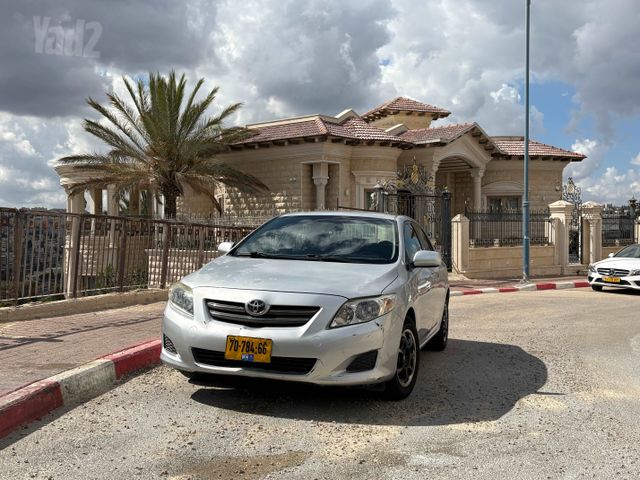 מודעת רכב טויוטה קורולה