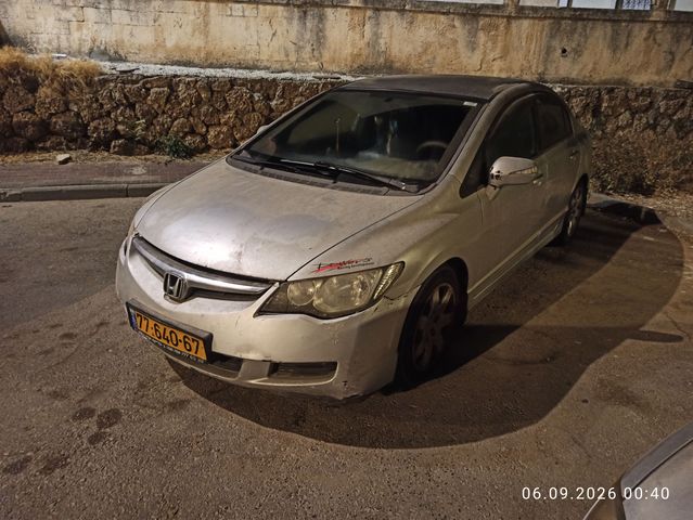 מודעת רכב הונדה סיוויק