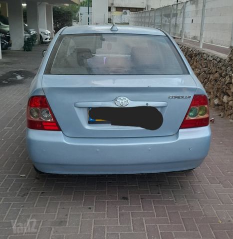 מודעת רכב טויוטה קורולה