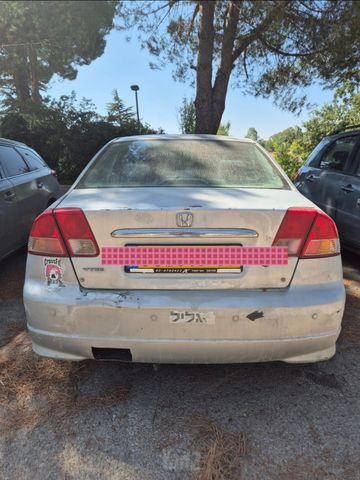 מודעת רכב הונדה סיוויק