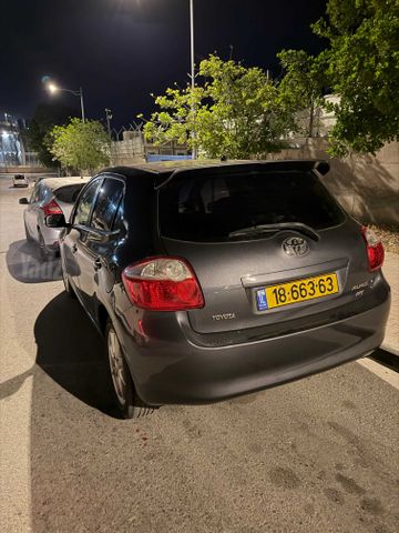 מודעת רכב טויוטה אוריס