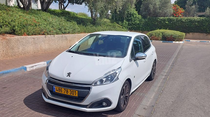 מודעת רכב פיג'ו 208