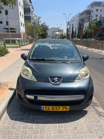 מודעת רכב פיג'ו 107
