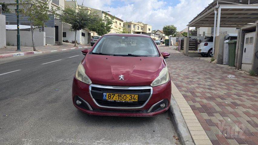 מודעת רכב פיג'ו 208