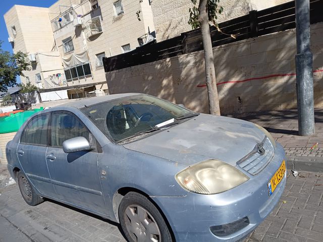 מודעת רכב טויוטה קורולה