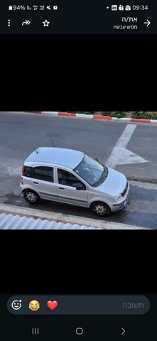 מודעת רכב פיאט פנדה