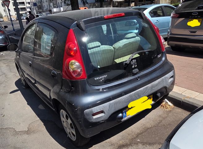 מודעת רכב פיג'ו 107