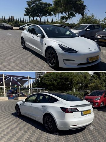 מודעת רכב טסלה מודל 3