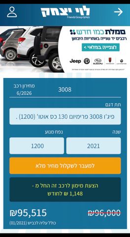 פיג'ו 3008