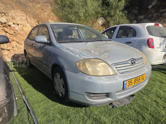 מודעת רכב טויוטה קורולה