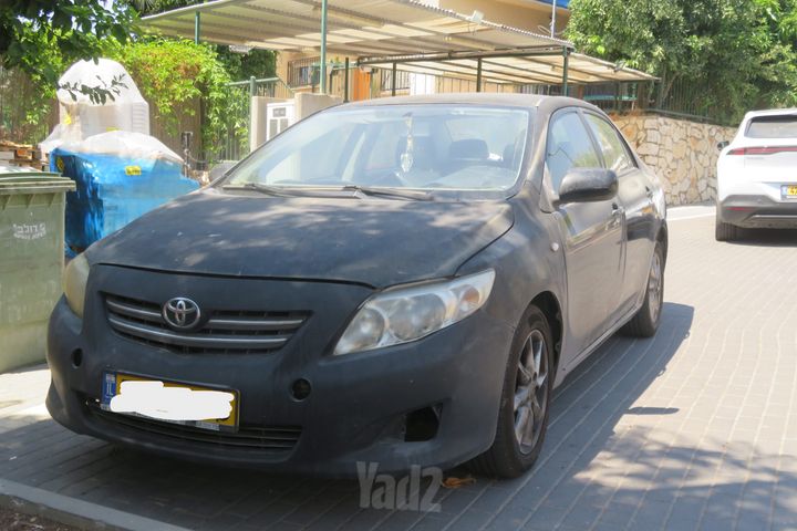 מודעת רכב טויוטה קורולה