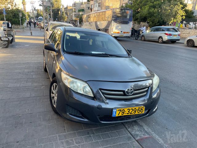 מודעת רכב טויוטה קורולה
