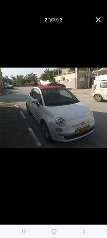 מודעת רכב פיאט 500