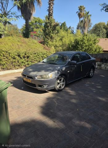 מודעת רכב מיצובישי לנסר