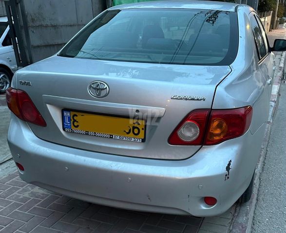 מודעת רכב טויוטה קורולה