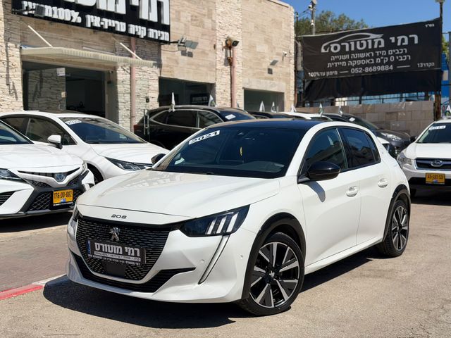 מודעת רכב פיג'ו 208