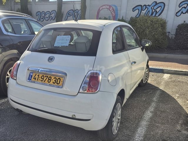 מודעת רכב פיאט 500