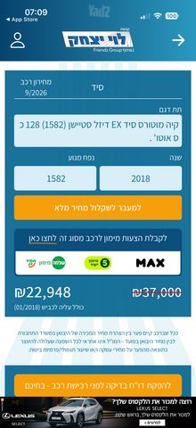 מודעת רכב קיה סיד