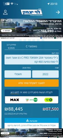 ג׳ילי Geometry C