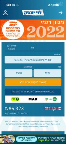 מודעת רכב יונדאי וניו