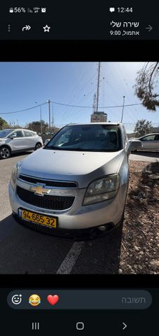 מודעת רכב שברולט אורלנדו