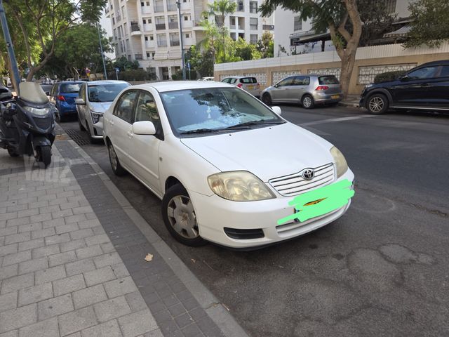 מודעת רכב טויוטה קורולה