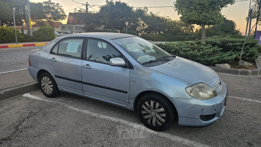 מודעת רכב טויוטה קורולה