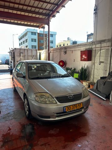 מודעת רכב טויוטה קורולה