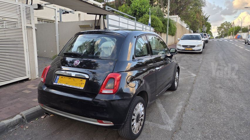 מודעת רכב פיאט 500