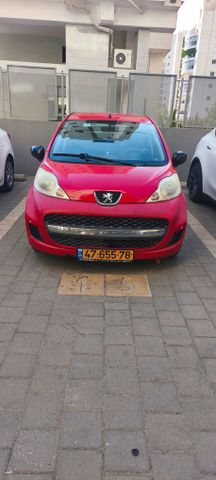 מודעת רכב פיג'ו 107