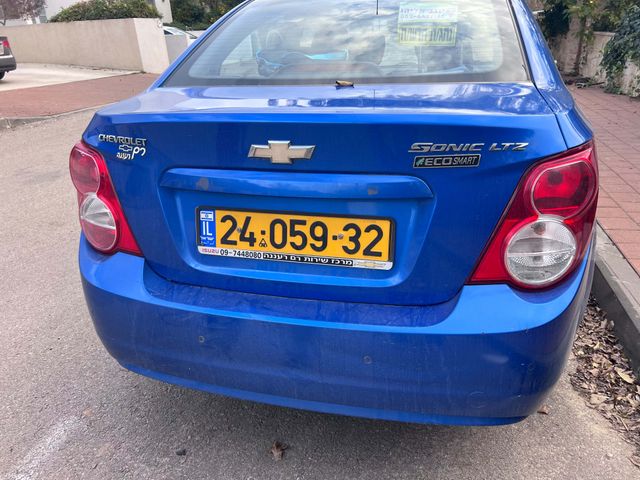 מודעת רכב שברולט סוניק