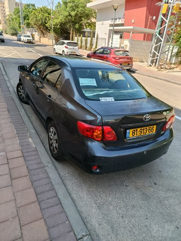 מודעת רכב טויוטה קורולה