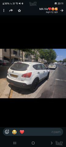 מודעת רכב ניסאן קשקאי