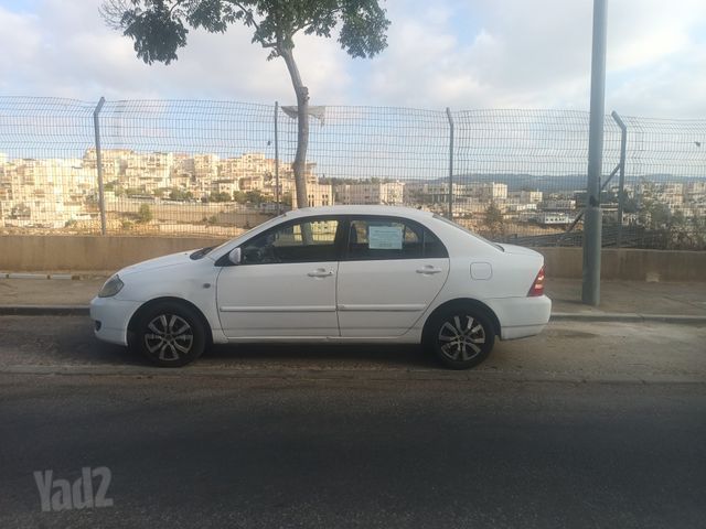 מודעת רכב טויוטה קורולה