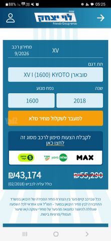סובארו XV